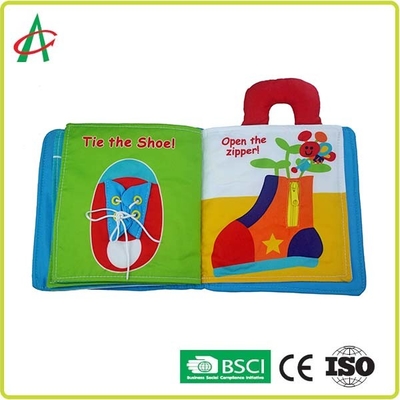 ISO BSCI Family التعليم المبكر ثلاثي الأبعاد قماش بوليستر كتاب