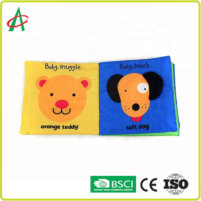 كتب Snuggle الناعمة للرضع 18x18cm من نسيج القطن