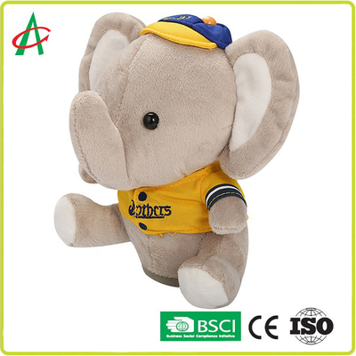 ألعاب من القطيفة الموسيقية 20 سم ، CPSIA Peek A Boo Singing Elephant