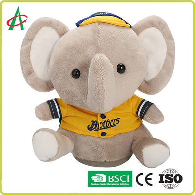 ألعاب من القطيفة الموسيقية 20 سم ، CPSIA Peek A Boo Singing Elephant