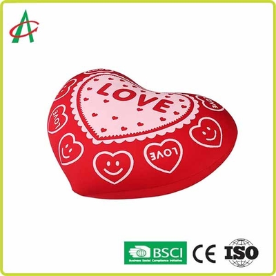 وسادة لعبة ناعمة 57 * 56 * 65 سم ، وسادة على شكل قلب EN71