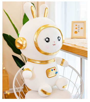 AZO Free Nontoxic Cuddly Space Rabbit لعبة قطيفة